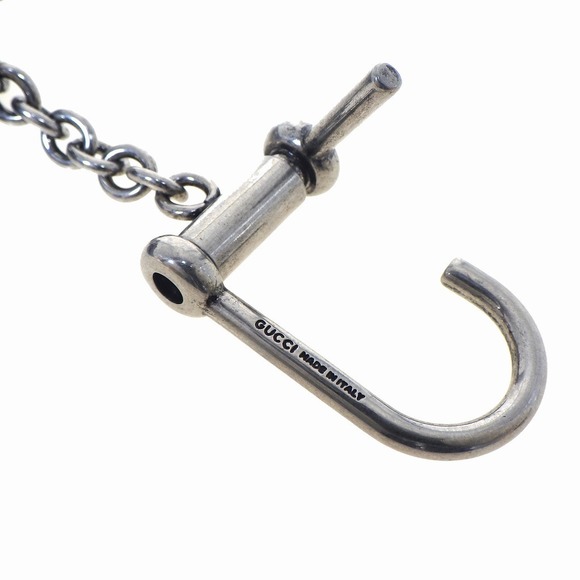 Gucci Double G Keychain Card Case Fragment Gray - Picture 8 of 12